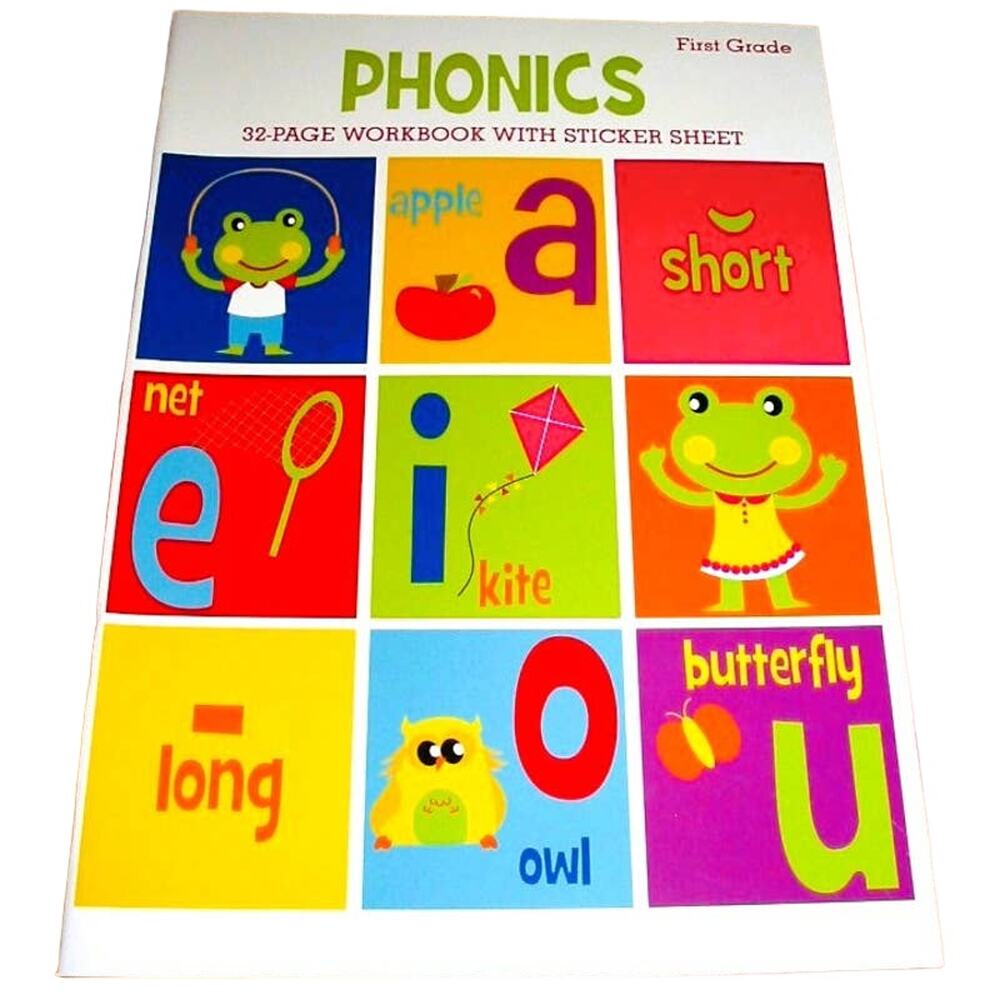 Clever Factory Phonics Workbook First Grade (2016) Vowel & Consonant Sounds